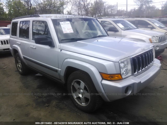 1J8HG48K19C541736 - 2009 JEEP COMMANDER SPORT SILVER photo 1