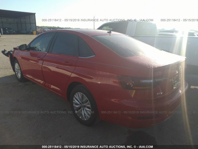 3VWC57BU8KM030318 - 2019 VOLKSWAGEN JETTA S/SE/R-LINE RED photo 3