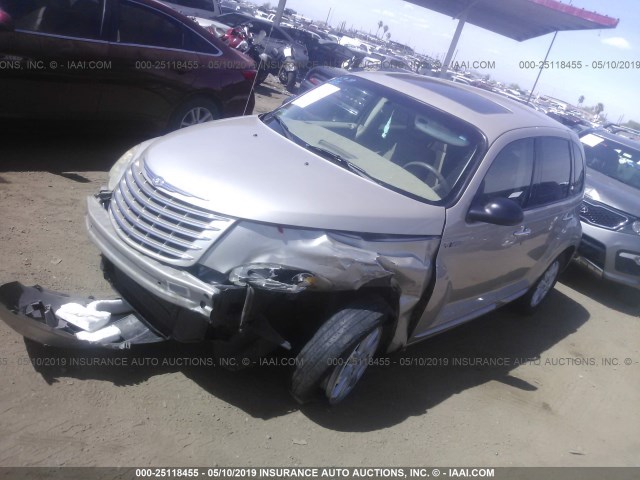 3A8FY68B16T287056 - 2006 CHRYSLER PT CRUISER LIMITED GOLD photo 2