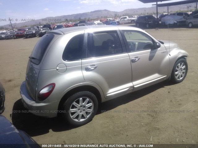 3A8FY68B16T287056 - 2006 CHRYSLER PT CRUISER LIMITED GOLD photo 4