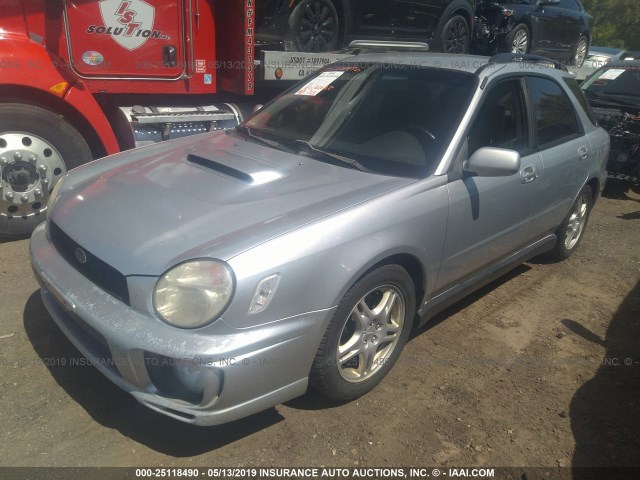 JF1GG29602G827008 - 2002 SUBARU IMPREZA WRX SILVER photo 2