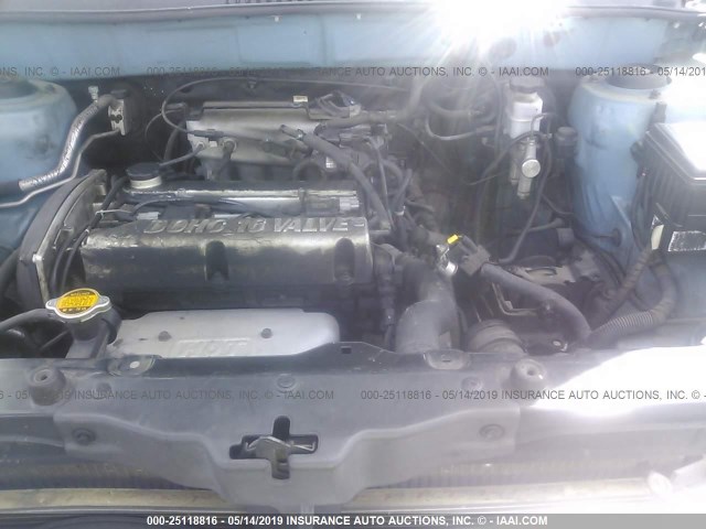 KM8SB12B03U456807 - 2003 HYUNDAI SANTA FE GL BLUE photo 10