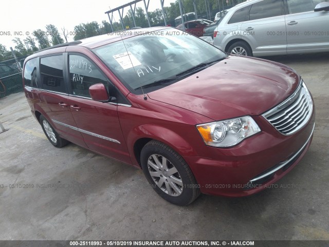 2C4RC1BG4FR561024 - 2015 CHRYSLER TOWN & COUNTRY TOURING RED photo 1