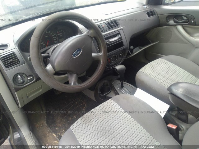 1FAFP34N07W336290 - 2007 FORD FOCUS ZX4/S/SE/SES შავი ფოტო 5