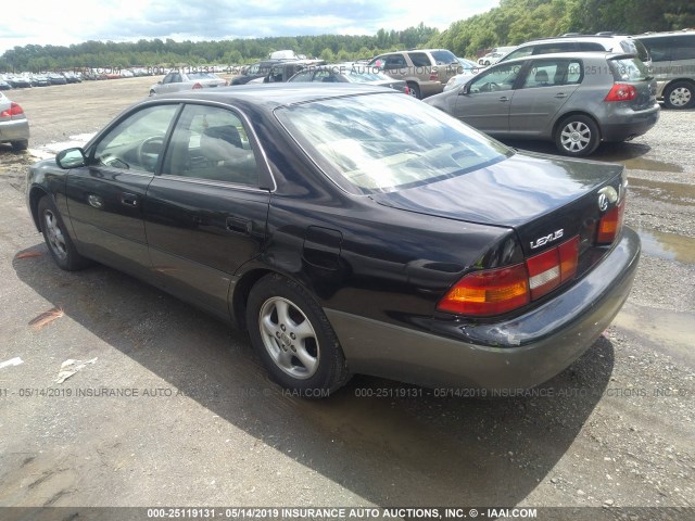 JT8BF28GXX0224034 - 1999 LEXUS ES 300 BLACK photo 3