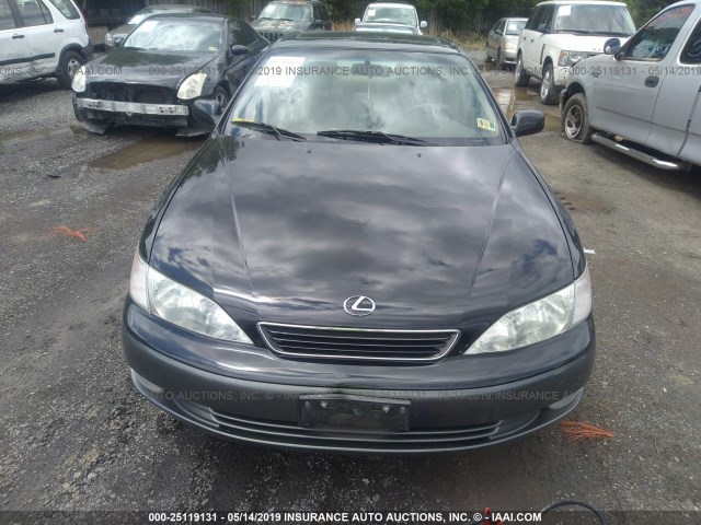 JT8BF28GXX0224034 - 1999 LEXUS ES 300 BLACK photo 6