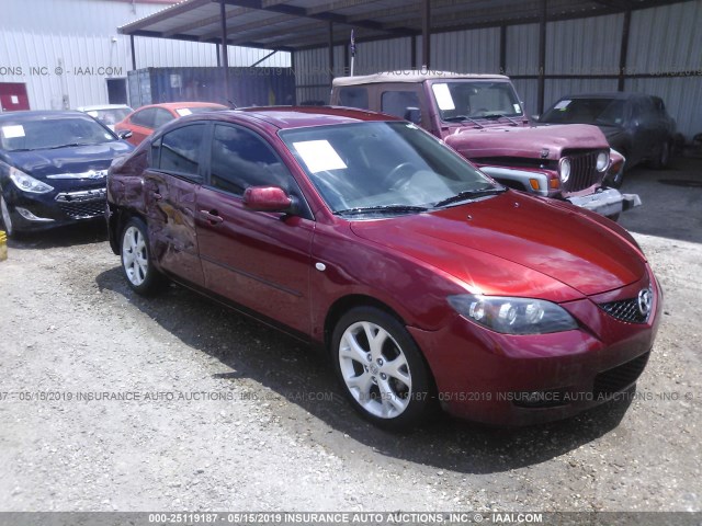 JM1BK32FX81159751 - 2008 MAZDA 3 I RED photo 1