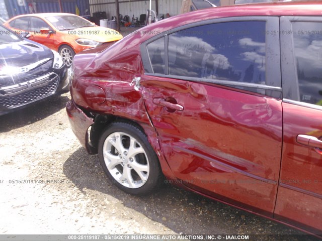 JM1BK32FX81159751 - 2008 MAZDA 3 I RED photo 6