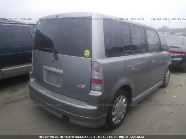 JTLKT324464115031 - 2006 TOYOTA SCION XB 银色 照片 4
