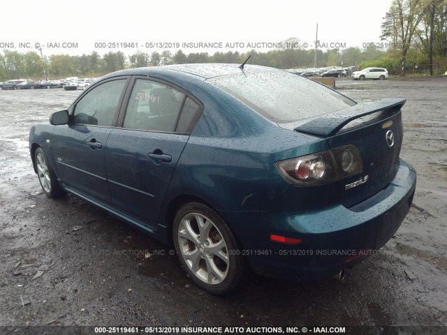 JM1BK323871649500 - 2007 MAZDA 3 S BLUE photo 3