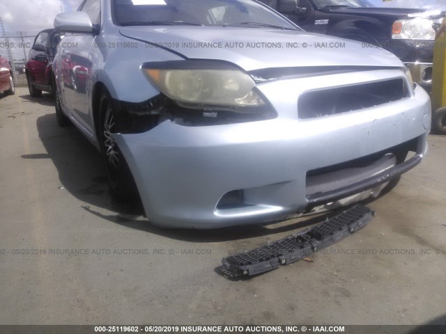 JTKDE177560105999 - 2006 TOYOTA SCION TC ღია ლურჯი ფოტო 6