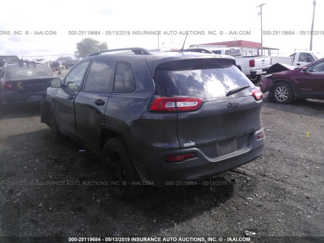 1C4PJLABXHW554099 - 2017 JEEP CHEROKEE SPORT GRAY photo 3