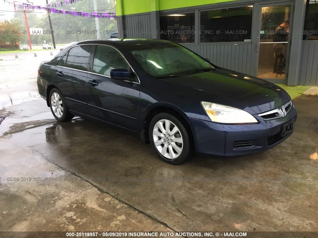 1HGCM66557A012772 - 2007 HONDA ACCORD EX BLACK photo 1