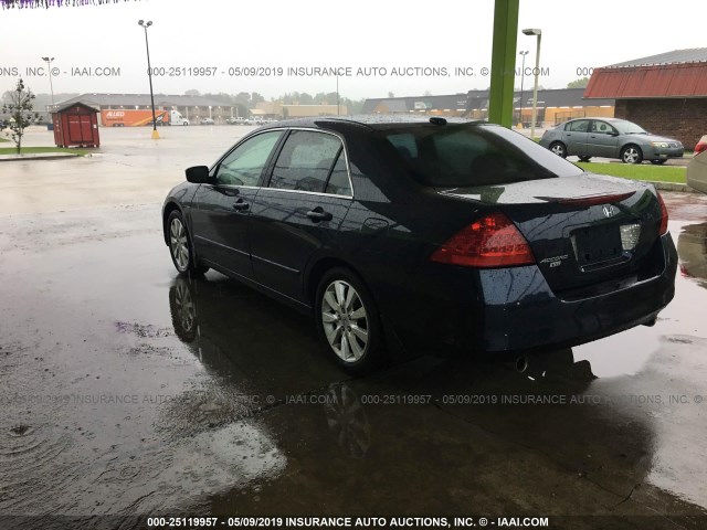 1HGCM66557A012772 - 2007 HONDA ACCORD EX BLACK photo 3