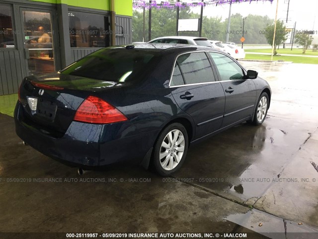 1HGCM66557A012772 - 2007 HONDA ACCORD EX BLACK photo 4