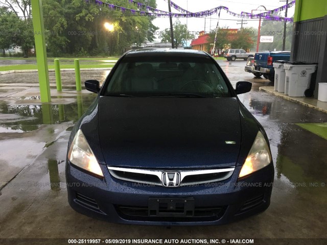 1HGCM66557A012772 - 2007 HONDA ACCORD EX BLACK photo 6