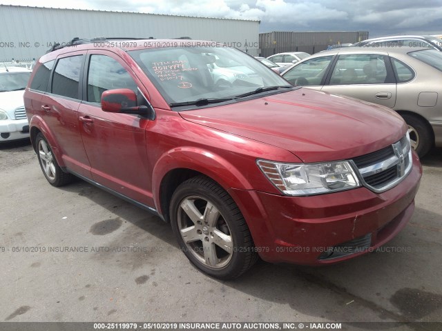 3D4GH57V69T508501 - 2009 DODGE JOURNEY SXT RED photo 1