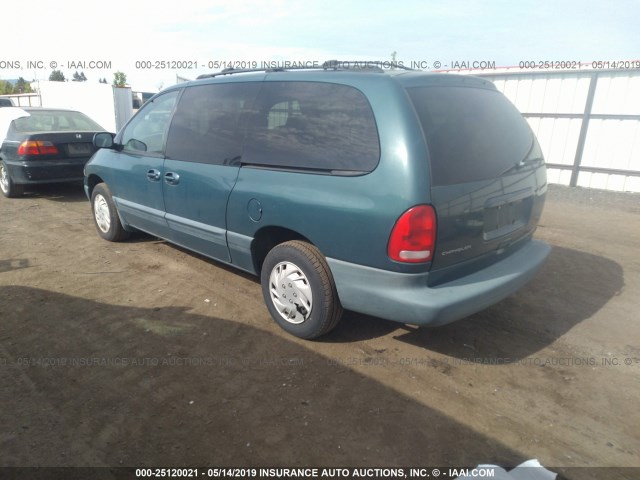 2C4GJ44G1YR714649 - 2000 CHRYSLER GRAND VOYAGER SE TEAL photo 3