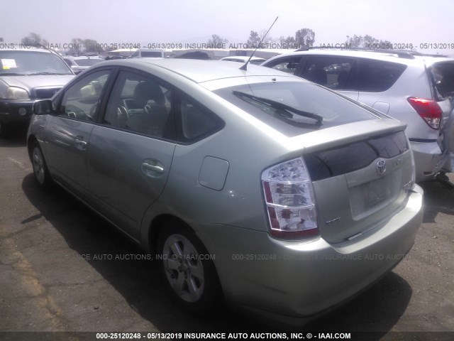 JTDKB20U083357772 - 2008 TOYOTA PRIUS GREEN photo 3