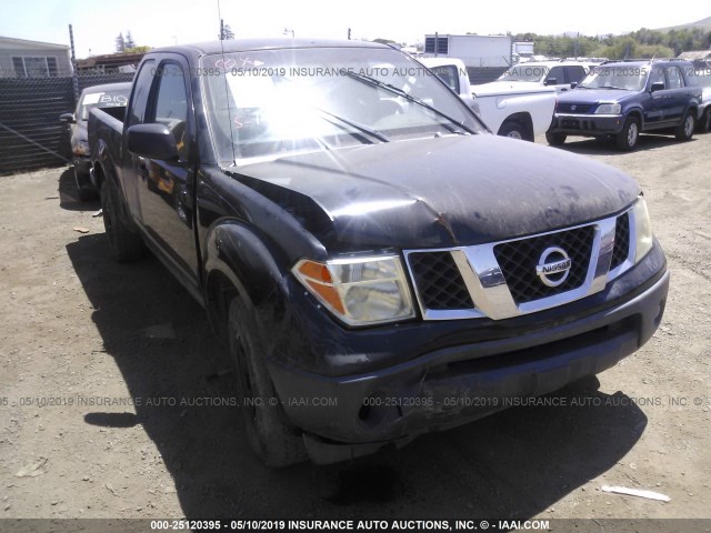 1N6BD06T17C414327 - 2007 NISSAN FRONTIER KING CAB XE BLACK photo 1