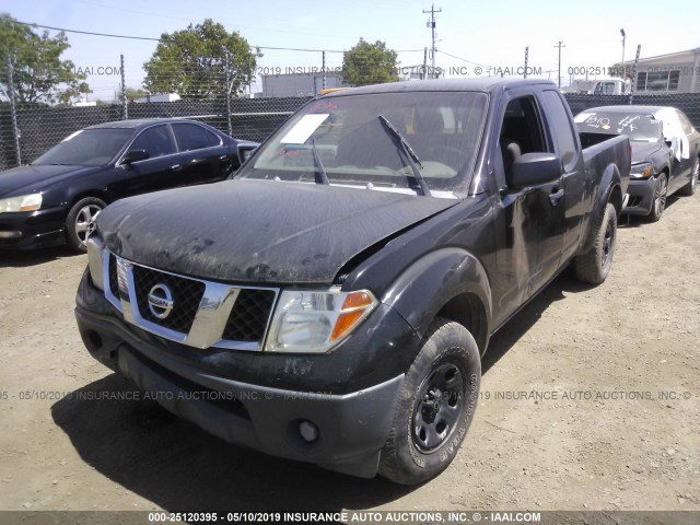 1N6BD06T17C414327 - 2007 NISSAN FRONTIER KING CAB XE BLACK photo 2