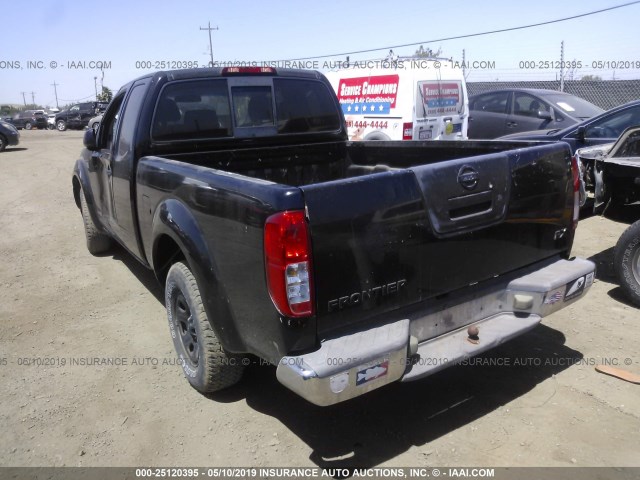 1N6BD06T17C414327 - 2007 NISSAN FRONTIER KING CAB XE BLACK photo 3