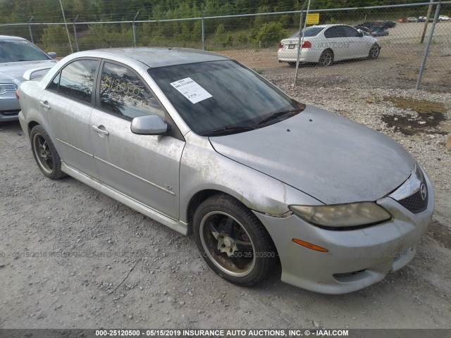 1YVHP80D255M20508 - 2005 MAZDA 6 S SILVER photo 1