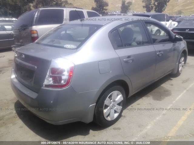 3N1AB61E09L639414 - 2009 NISSAN SENTRA 2.0/2.0S/2.0SL SILVER photo 4