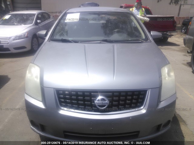 3N1AB61E09L639414 - 2009 NISSAN SENTRA 2.0/2.0S/2.0SL SILVER photo 6