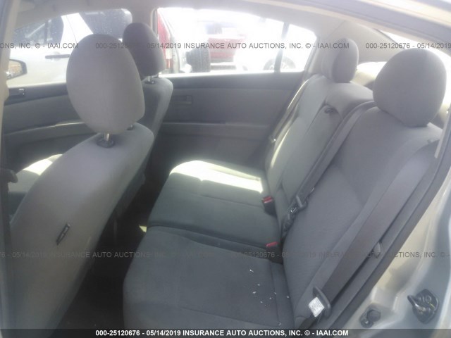 3N1AB61E09L639414 - 2009 NISSAN SENTRA 2.0/2.0S/2.0SL SILVER photo 8