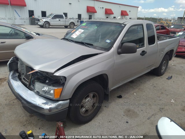 1GCCS196968215049 - 2006 CHEVROLET COLORADO SILVER photo 2