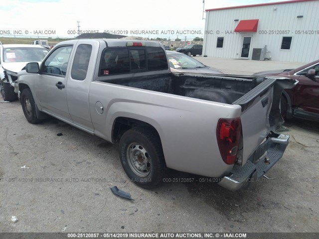 1GCCS196968215049 - 2006 CHEVROLET COLORADO SILVER photo 3