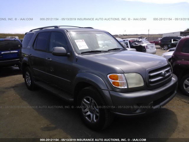 5TDBT48A84S215679 - 2004 TOYOTA SEQUOIA LIMITED GRAY photo 1