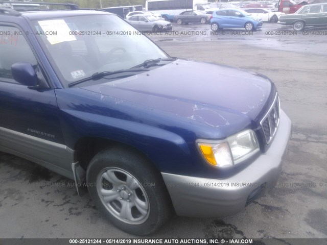 JF1SF655X1H763439 - 2001 SUBARU FORESTER S Mavi foto 6