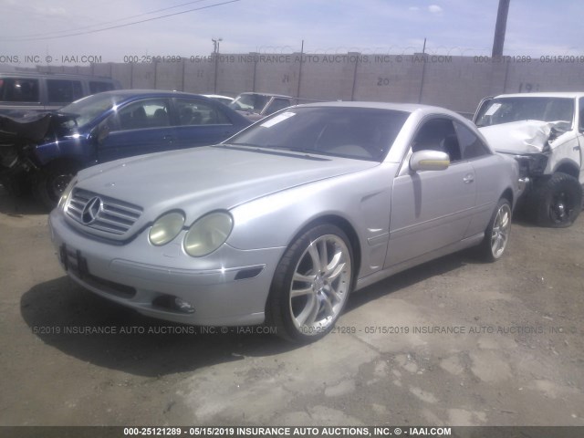 WDBPJ75J3YA006336 - 2000 MERCEDES-BENZ CL 500 SILVER photo 2