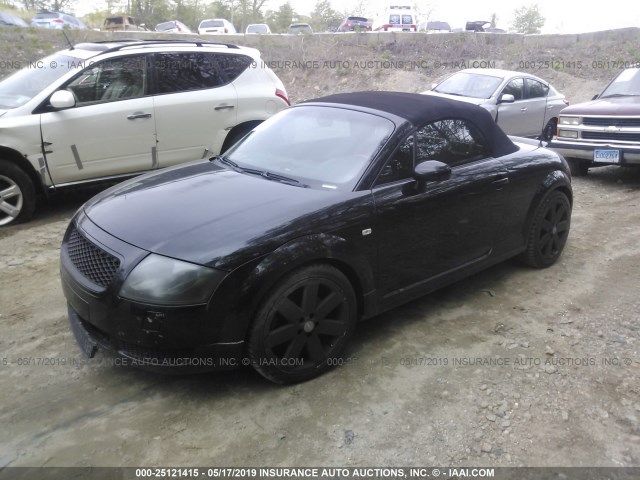 TRUUT28N141020266 - 2004 AUDI TT QUATTRO BLACK photo 2