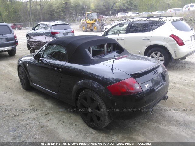 TRUUT28N141020266 - 2004 AUDI TT QUATTRO BLACK photo 3