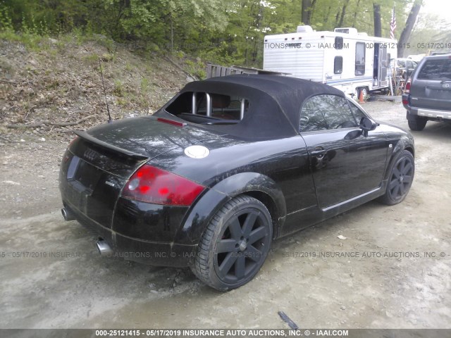 TRUUT28N141020266 - 2004 AUDI TT QUATTRO BLACK photo 4