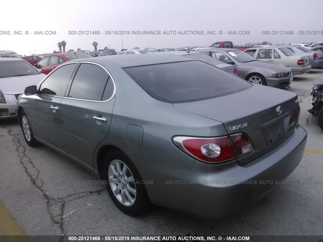 JTHBF30GX30134961 - 2003 LEXUS ES 300 GRAY photo 3