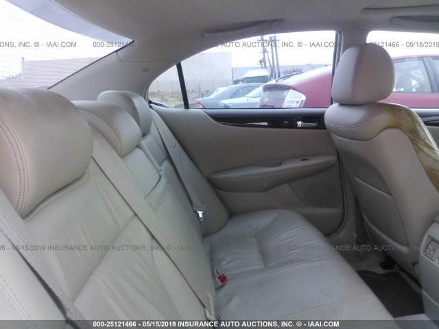 JTHBF30GX30134961 - 2003 LEXUS ES 300 GRAY photo 8