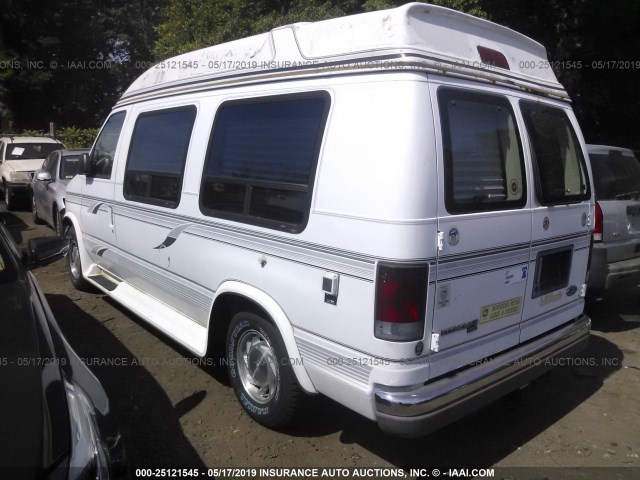 1FDEE14N5SHC02397 - 1995 FORD ECONOLINE E150 VAN WHITE photo 3