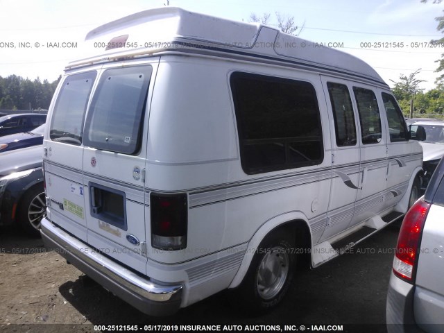 1FDEE14N5SHC02397 - 1995 FORD ECONOLINE E150 VAN WHITE photo 4