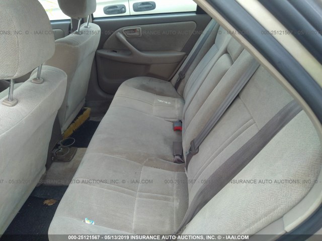 4T1BG22K0YU734099 - 2000 TOYOTA CAMRY CE/LE/XLE 棕色 照片 8