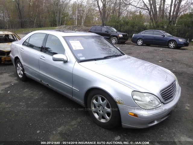 WDBNG75J52A227501 - 2002 MERCEDES-BENZ S 500 SILVER photo 1