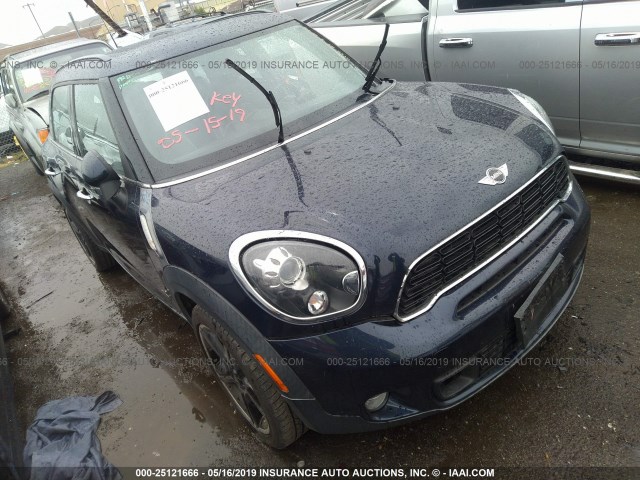 WMWZC5C58CWL61848 - 2012 MINI COOPER S COUNTRYMAN Dark Blue photo 1