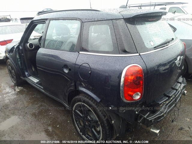 WMWZC5C58CWL61848 - 2012 MINI COOPER S COUNTRYMAN Dark Blue photo 6