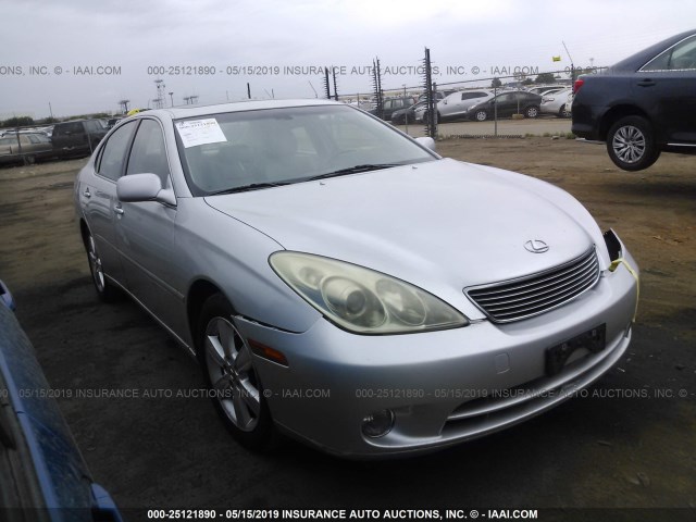 JTHBA30G655087593 - 2005 LEXUS ES 330 SILVER photo 1