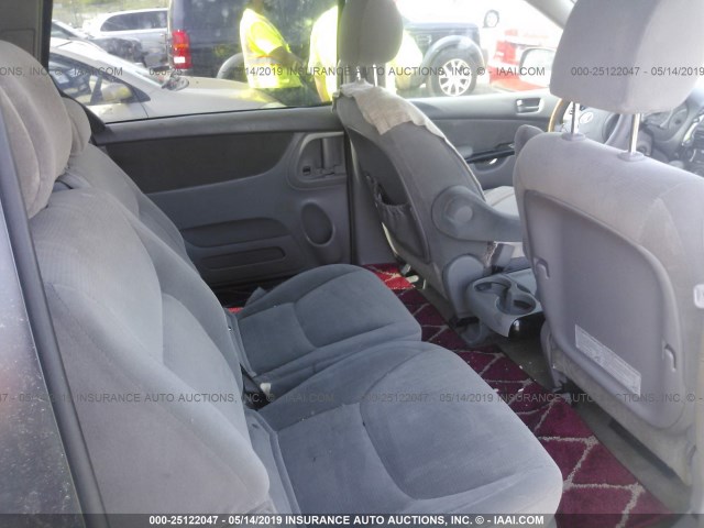 5TDZA23C65S288780 - 2005 TOYOTA SIENNA CE/LE SILVER photo 8