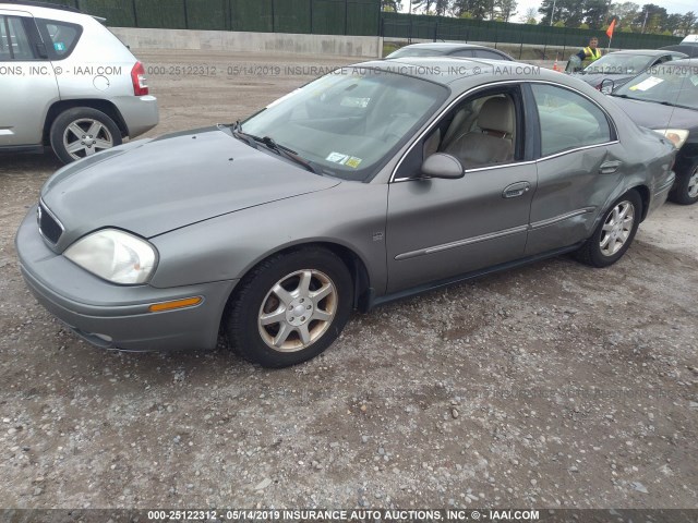 1MEFM55S11A614345 - 2001 MERCURY SABLE LS PREMIUM GRAY photo 2