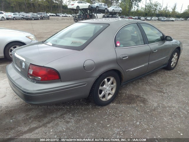 1MEFM55S11A614345 - 2001 MERCURY SABLE LS PREMIUM GRAY photo 4